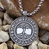 Men Viking Tree Of Life Pendant Necklace Retro Norse Mythology Jewelry Accessory For Male Fashion Gift