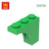 Non-Toxic 78Pcs/Lot 3307W Half Arch Building Block Moc Accessories Compatible With Bricks Diy Children Toys Construction Gift Box