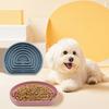 Washable Soft Silicone Slow Feeder Dog Bowl Semicircular Labyrinth Shape Pet Food Bowl for Dogs Cats Contenedor Comida Perro