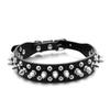 Anti-Biss Stachelhalsband für Haustiere Hundehalsband PU-Leder Nieten Pet Collar Für Kleinen Hund Katze