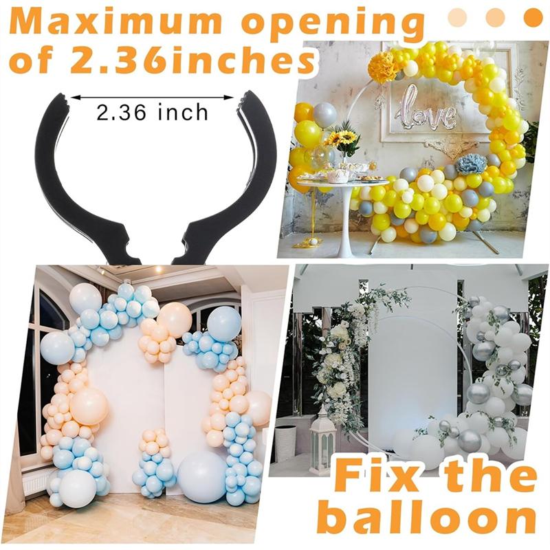 10Pcs Large Balloon Arch Clips Plastic Transparent Backdrop Spring Clamps 3.5Inch Heavy Duty Clip For Balloon Arch Kit