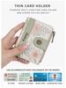 New Women's Korean Style Anime Short Wallet with Multi-Card Slots and Fashion Clasp