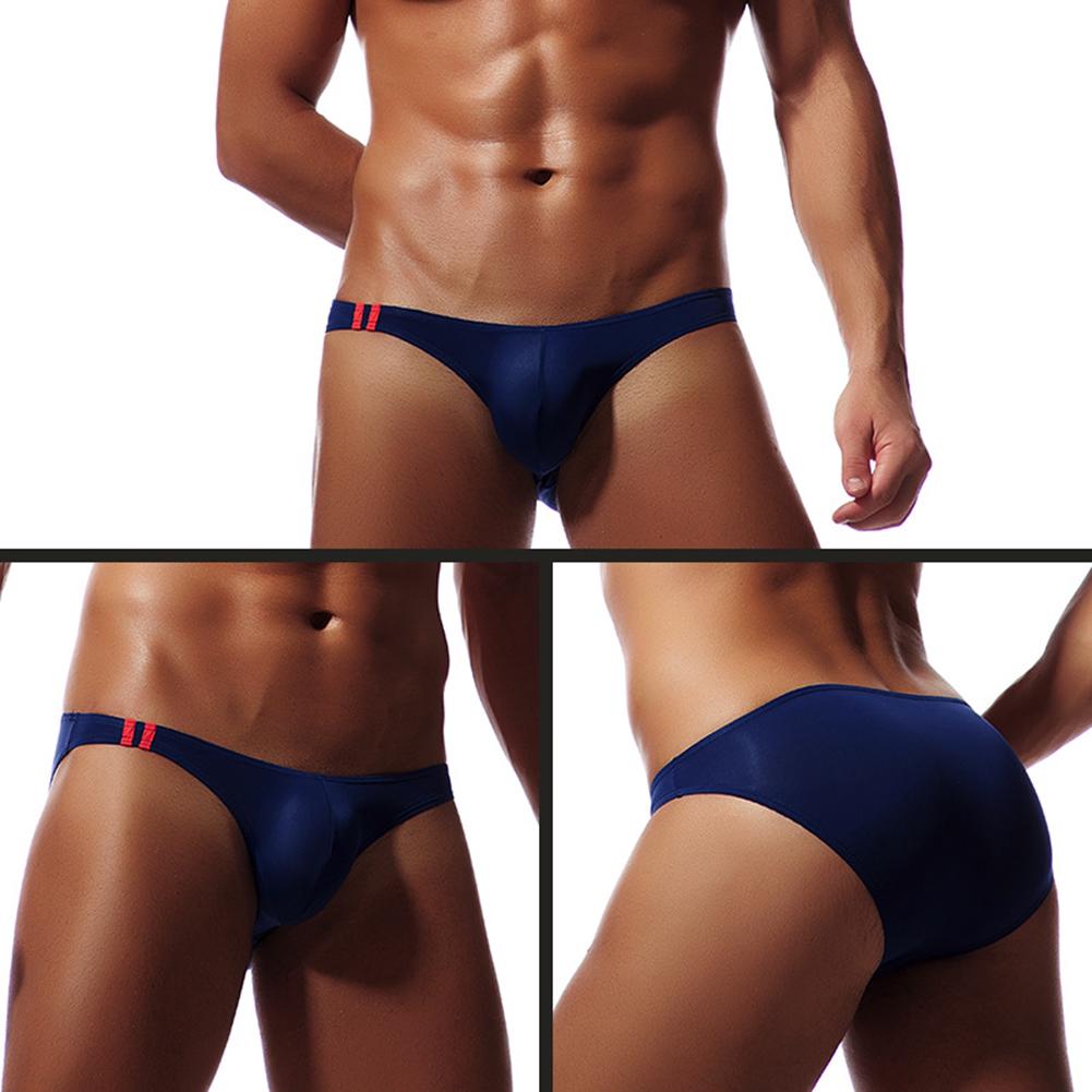 Puntos Men Sexy Respirant U Convexe Bulge Pouch T-Back Thong Slips Sous-Vêtements Taille Basse