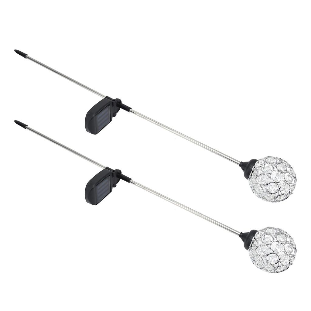 Solar Garden Lights Outdoor LED Globe Lamp Color Changing IP65 Waterproof for Pathway Lawn