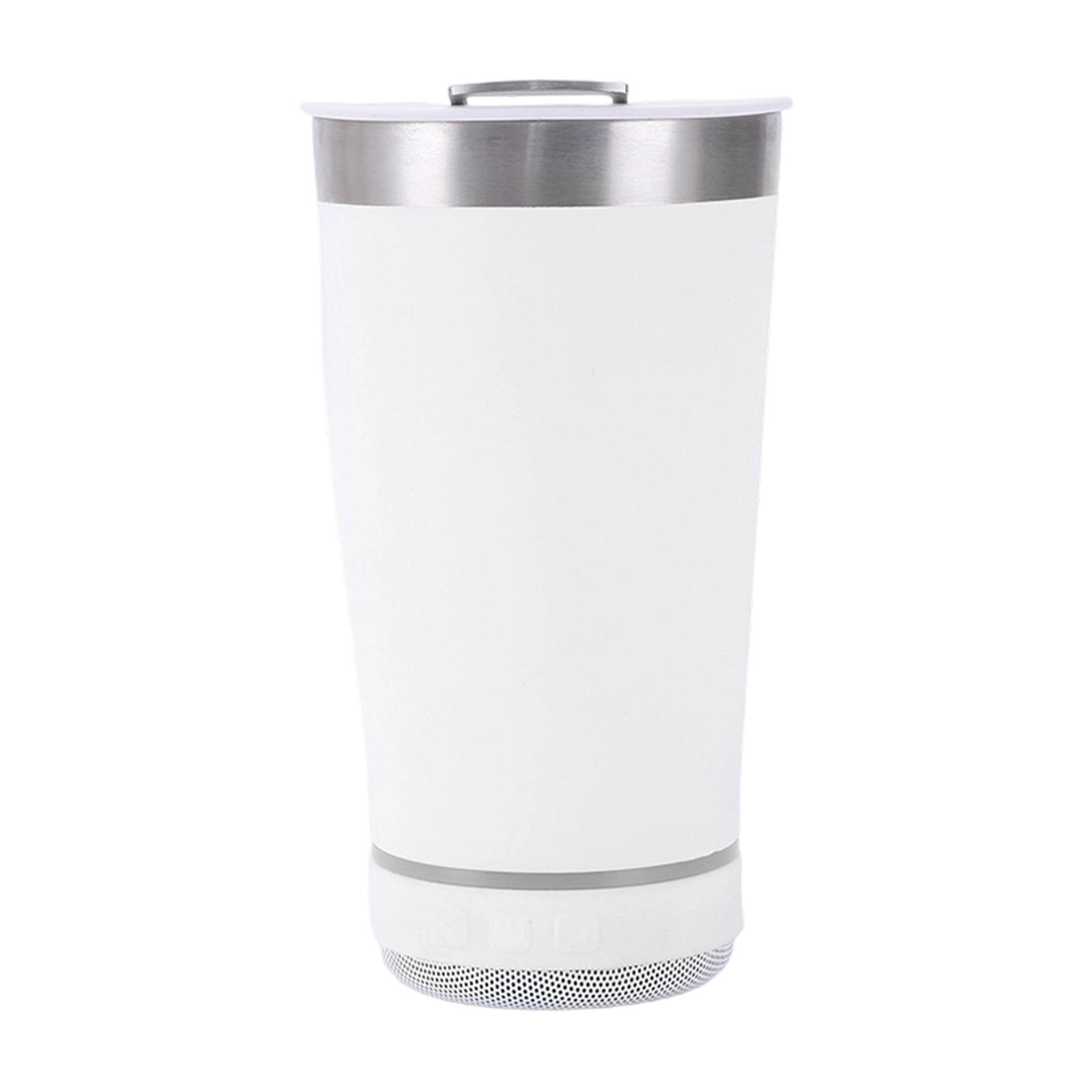 

Stainless Steel 16.oz Nsulated MUG With Built-in Bluetooth Speaker One Size білий