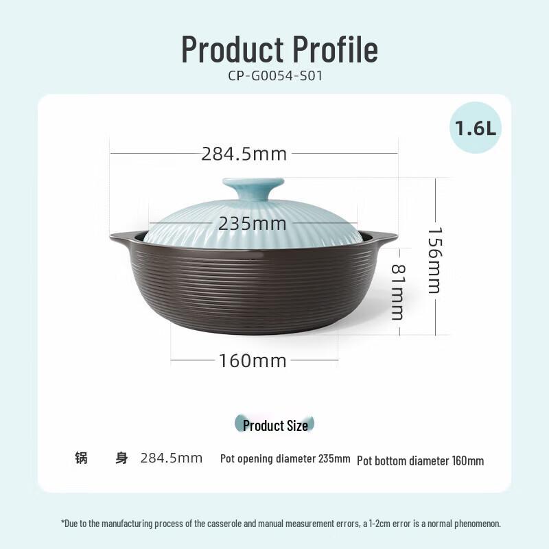 Portable Claypot Rice Stew Pot