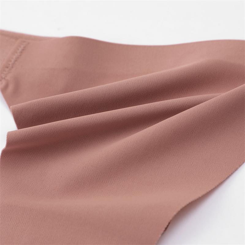 FINETOO 3Pcs Seamless Ice Silk Underwear for Women Sexy Rhinestone Letter Thongs Female Low Waist Panties Soft Stretchy Lingerie