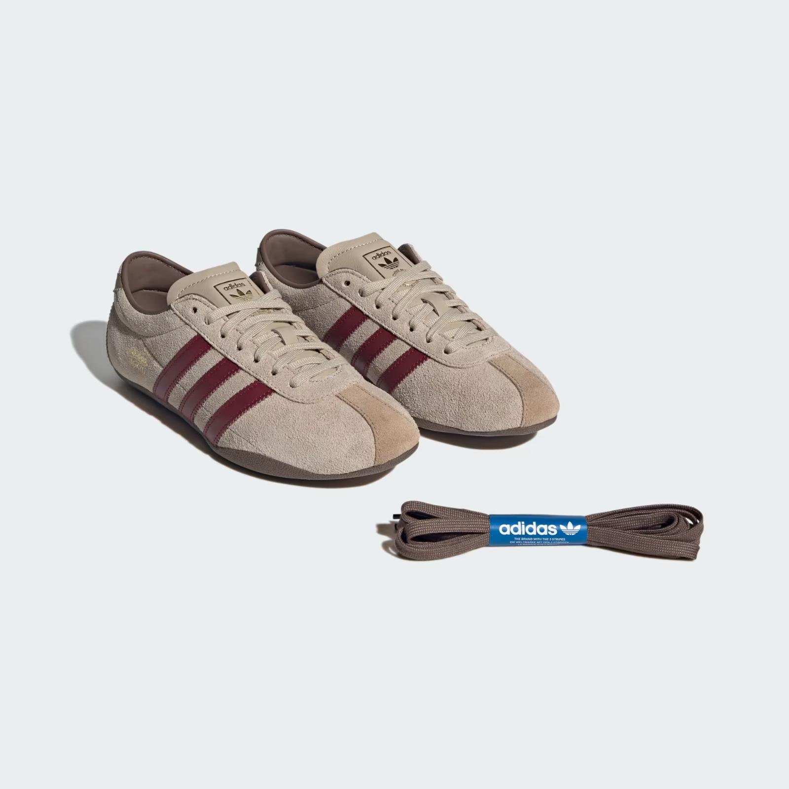 KJ0366 adidas Токио Камень Хаки Коллегиальный Бордовый (Мужской) 5