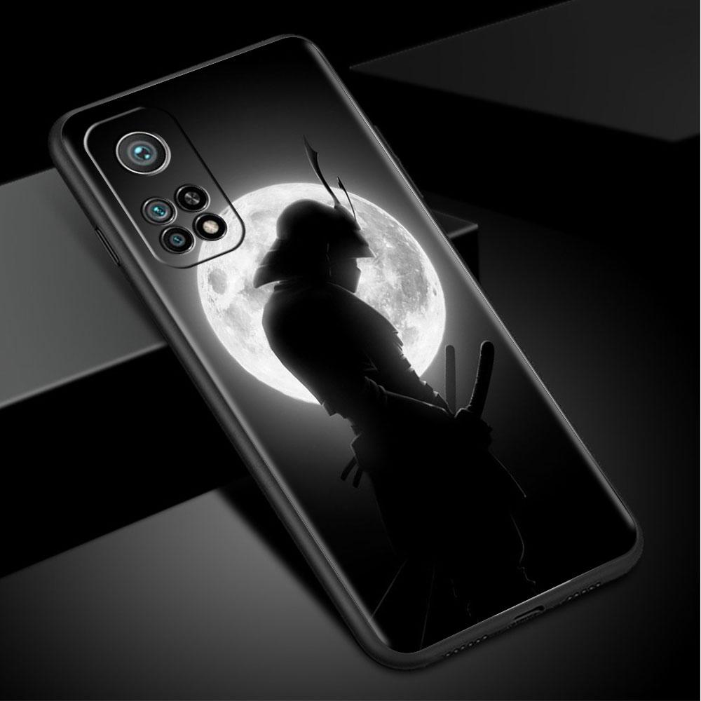 Landscape Ink Painting Japan Samurai Art Case For Xiaomi Mi Poco X3 NFC M4 M3 Pro F3 GT F1 11 Lite Note 10 11T 10T Phone Cover