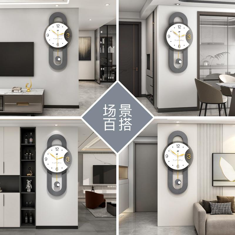 Modern Minimalist Home Decor Wall Clock Living Room Decoration Fashion Clock Home Wall Mounted Silent Clock