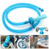ABS Adjustable Shower Hose Faucet Extension Silicone Adapter Elastic Hose  DIY