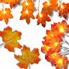 Light Garland with Maple Leaves 300cm 20 LEDs for Home Autumn Decoration