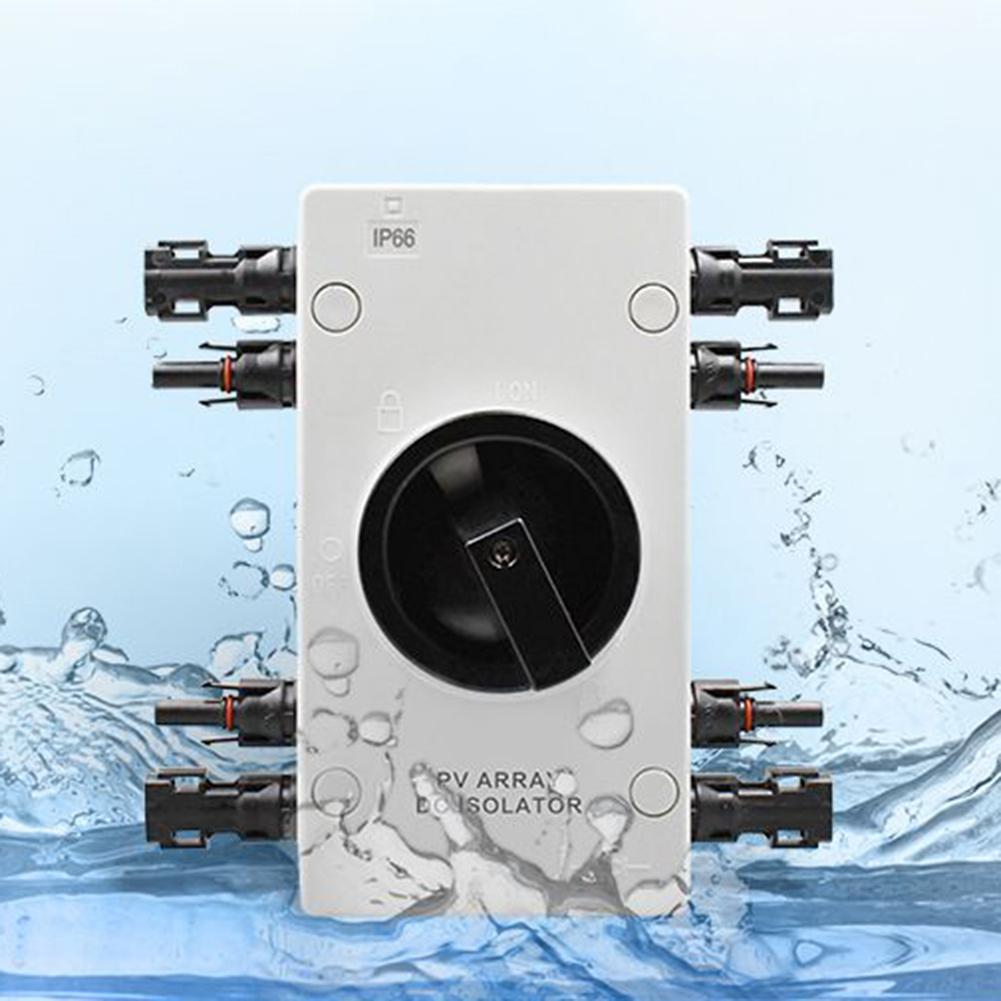 Electrical Switch Marine Isolation Switch Black White DC Isolating Switch Design Insulation Voltage 1500V Energy Control System