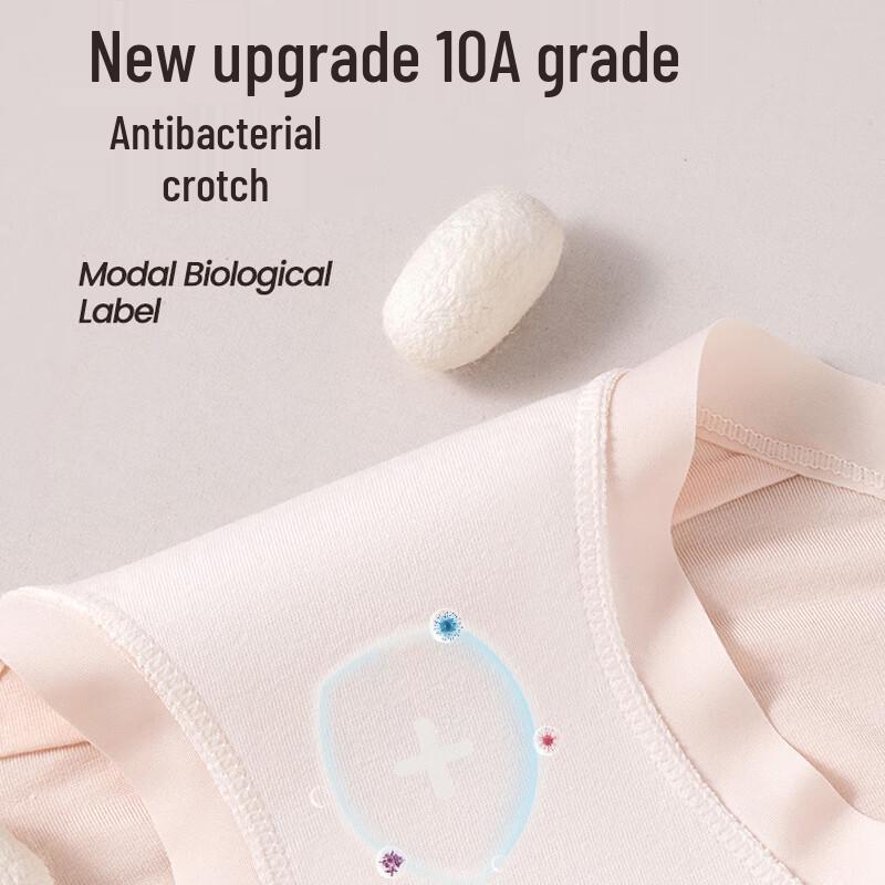 Montagut Women's Seamless Modal Mid-Waist Briefs 3-Pack