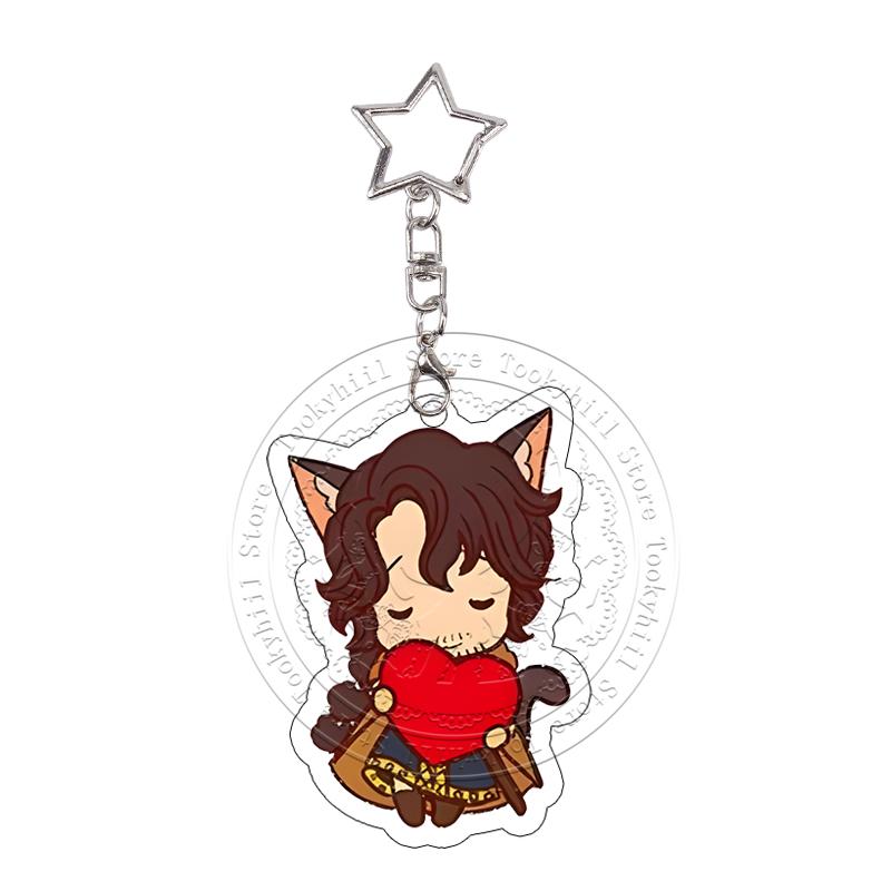 Witch Hat Atelier Acrylic Keychain Orugio Coco Tetia Anime Cartoon Characters Bag Decoraccessories Pendant Keyring Birthday Gift
