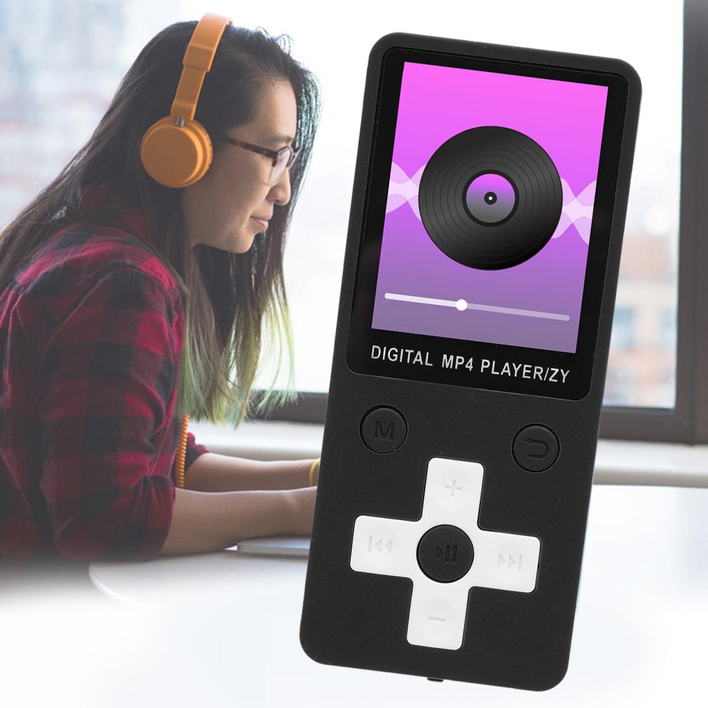 Music Player with Earphone Portable Wireless 5.0 1.8 Inch Screen 5 Hours Playback Hi Fi Sound MP3 Player for Sports