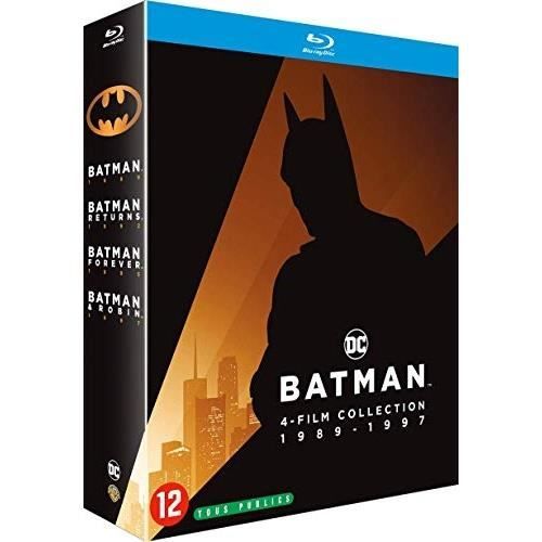 Coffret Blu-Ray - Batman - 4 Films - Multilingue - Action - Tous publics