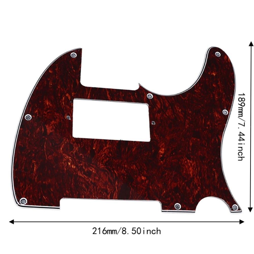 PVC Material Guitar Pickguard Red Tortoise Shell Noise Reduction Pickguard For Guitar