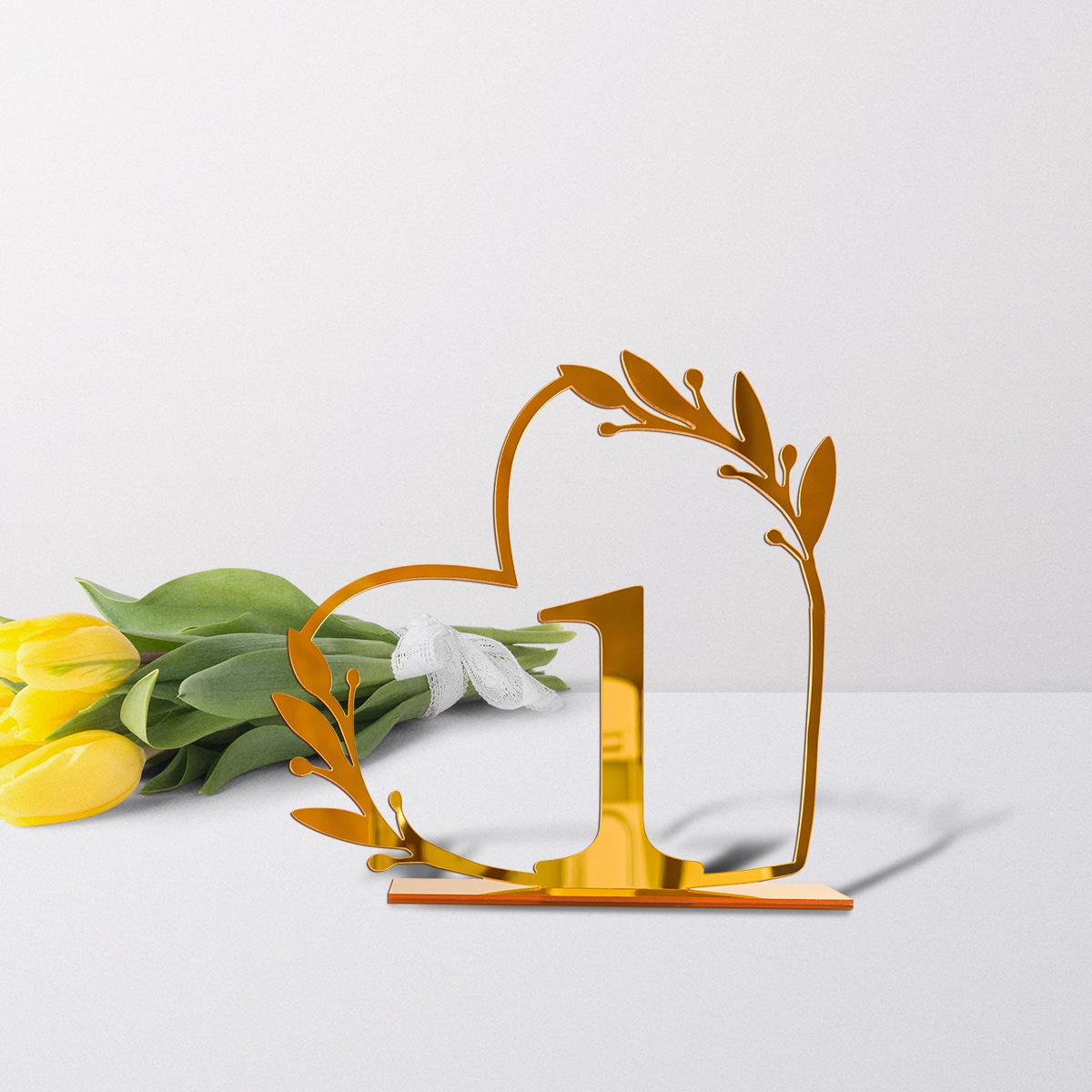 

DIY Acrylic Numbers Wedding Table Numbers Mirror Table Numbers Type C