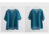 Summer 2024 Women's Solid Color Short-Sleeve Loose Retro V-Neck Cotton Linen Shirt