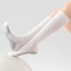 Calcetines Largos de Color Sólido Negro Blanco Gris Medias para Mujer Silicona Antideslizante Calcetines para Pilates Yoga Calcetines Deportivos Profesionales para Gimnasio Baile