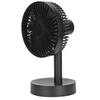 Desk Fan USB Charging 3 Speeds Strong Airflow 90 Degree Head Shaking 4 Timeing Modes Desktop Small F