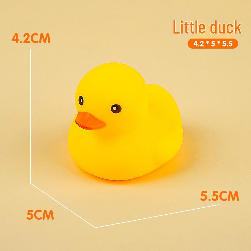 Little Yellow Squeaky Duck Bath Toy for Babies