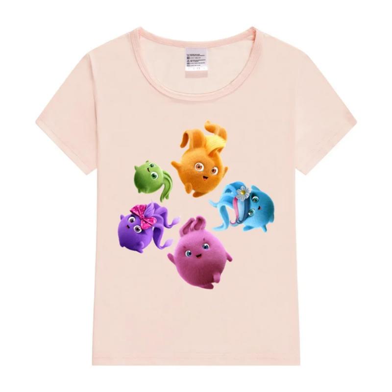 Sunny Bunnies All Together Now Kids T-Shirt Pink Tops Tee Summer New Fashion Kids T Shirt children's T-shirt boys' clothing