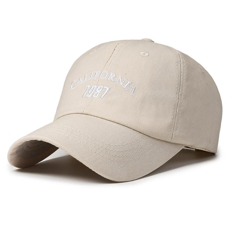 

Baseball California Pattern Cap Outdoor Adjustable Sun Protection Hat Breathable белый