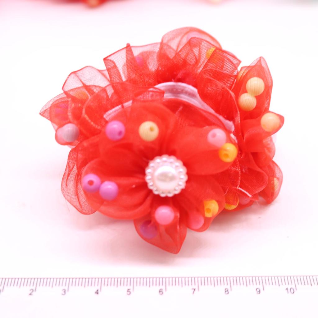 Children's Princess Flower Hair Tie - Cute Hair Accessories for Girls