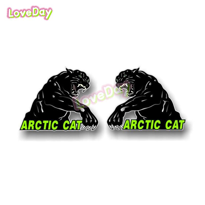 Arctic Cat Logo Aufkleber Bad Kitty Vinyl Autoaufkleber Schneemobil Ski Anhänger Motorrad Aufkleber Sport Racing Zubehör Aufkleber