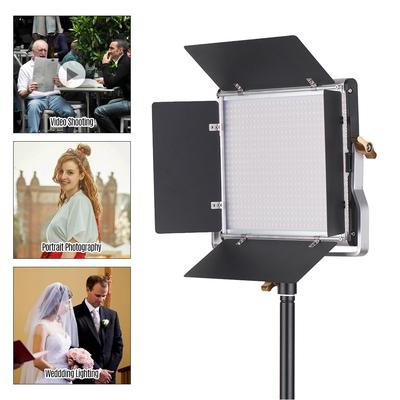 2 Confezioni Luce Video LED e Kit Illuminazione con Supporto da 200 cm Dimmerabile