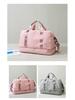 Women's Large Sports and Fitness Bag with Shoe Compartment and Wet/Dry Separation for Yoga, Travel, and Business Trips.