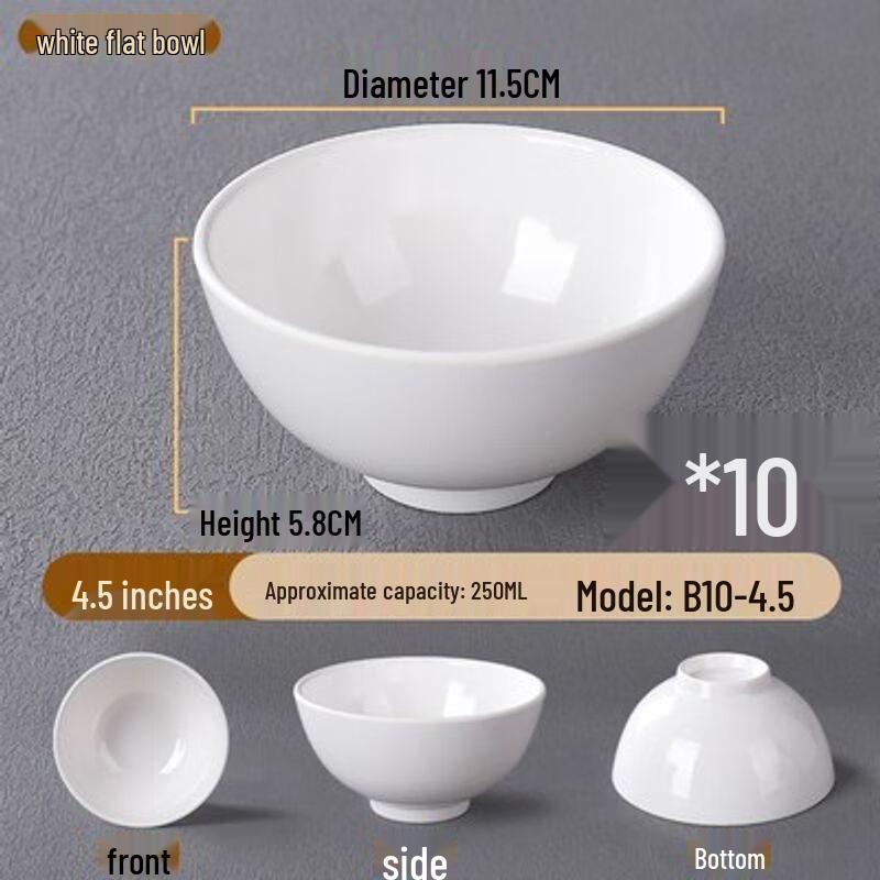 Durable Melamine Compartmentalized Cafeteria Trays