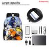 2Pcs Set Youth Rucksack with Front Pocket & Pencil Tote, Comic NARUTO Learner Bags for Boys&Girls Aged 6-10, Durable& Lightweight