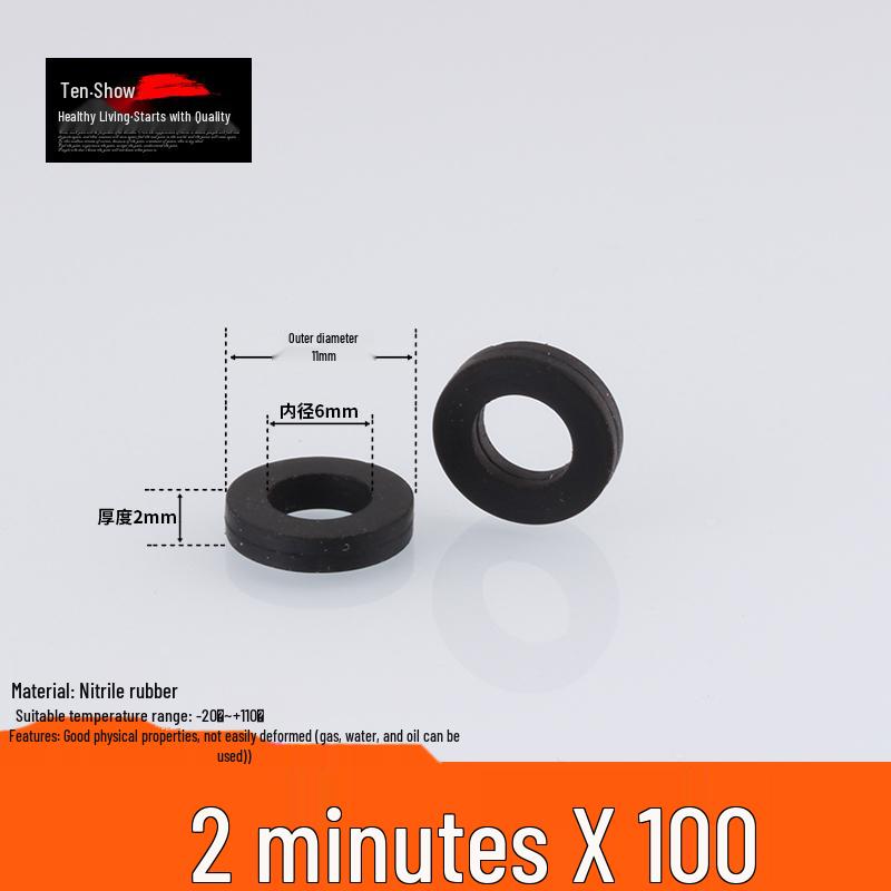 1-Inch Silicone Rubber Washer for Water Pipes and Meters