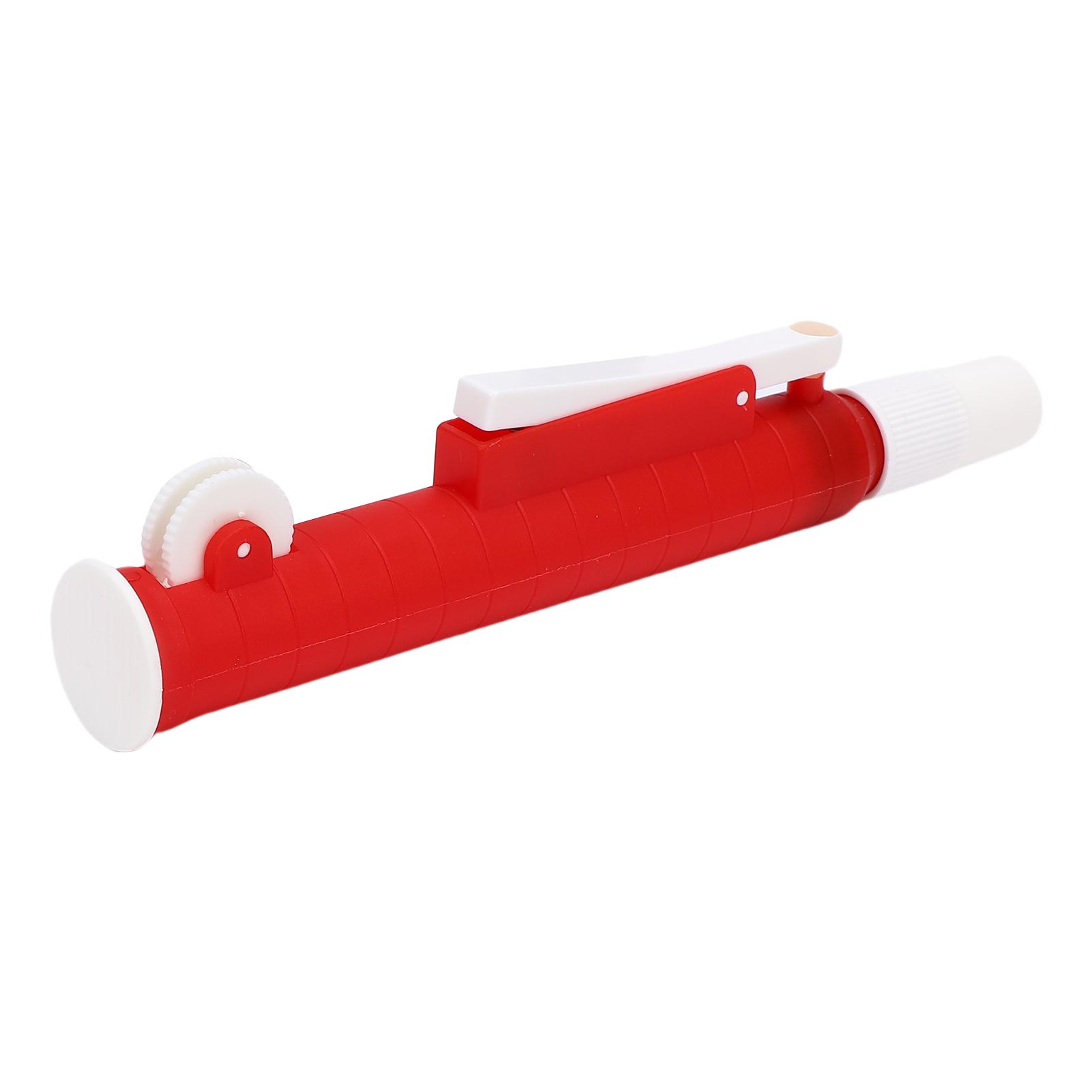 

Pipette Pump 25ml Red Easy Liquid Transfer Dispensing Pipette Pump for Laboratory Research