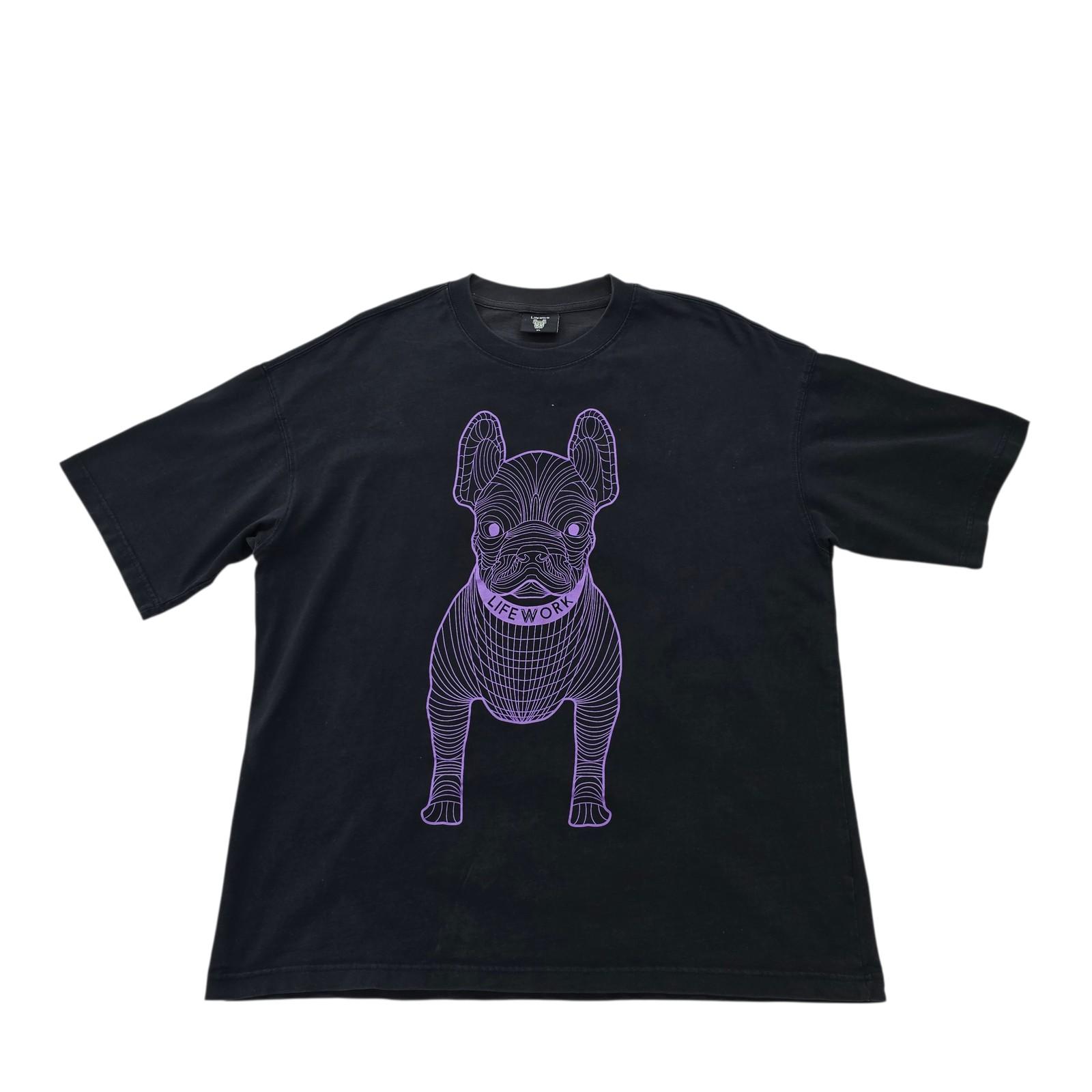 Black  Dog  Graphic  Size  XL Unisex T-Shirt XXXXL