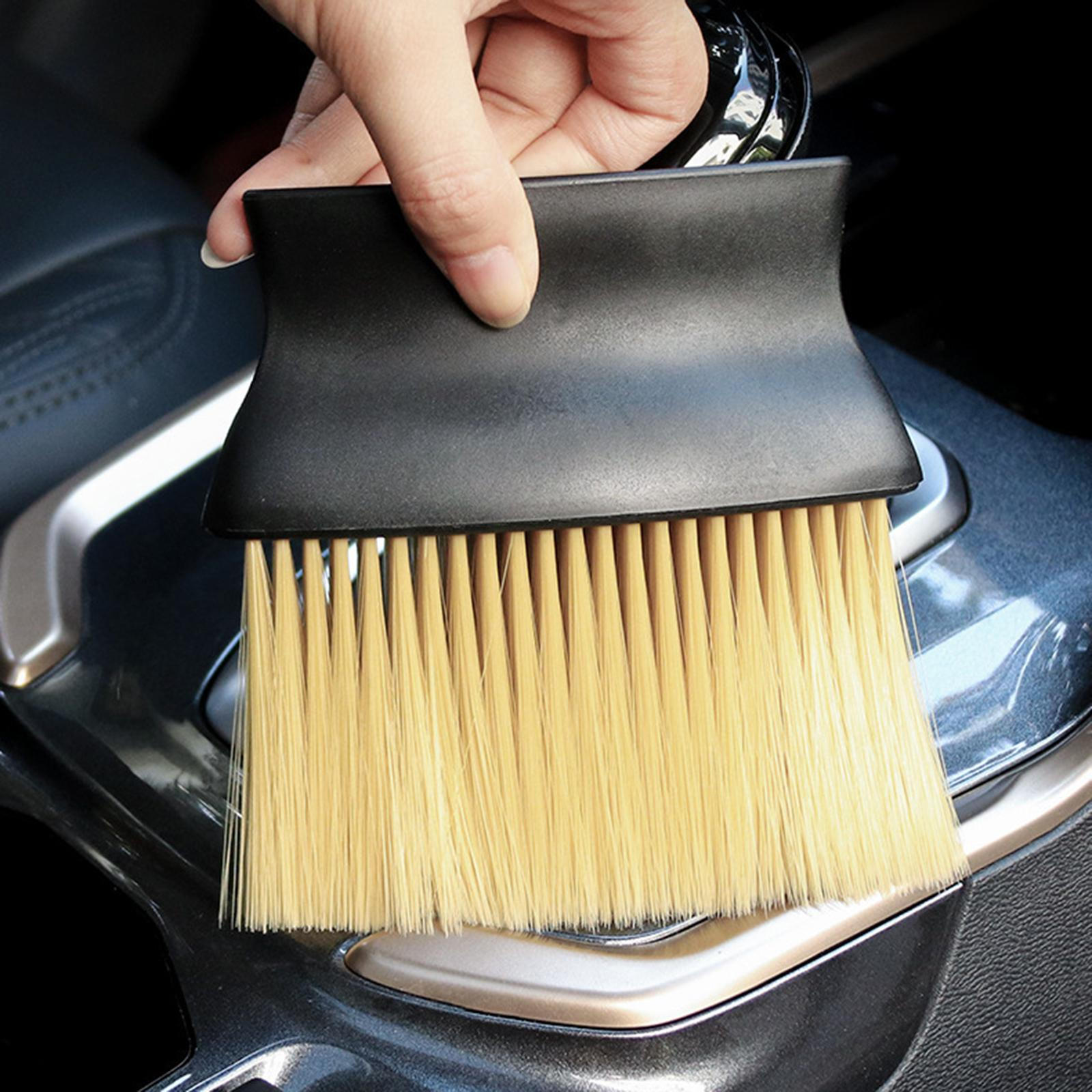 Car Interior Dust Brush Auto Detailing Brushes Automotive Cleaning for Laptop