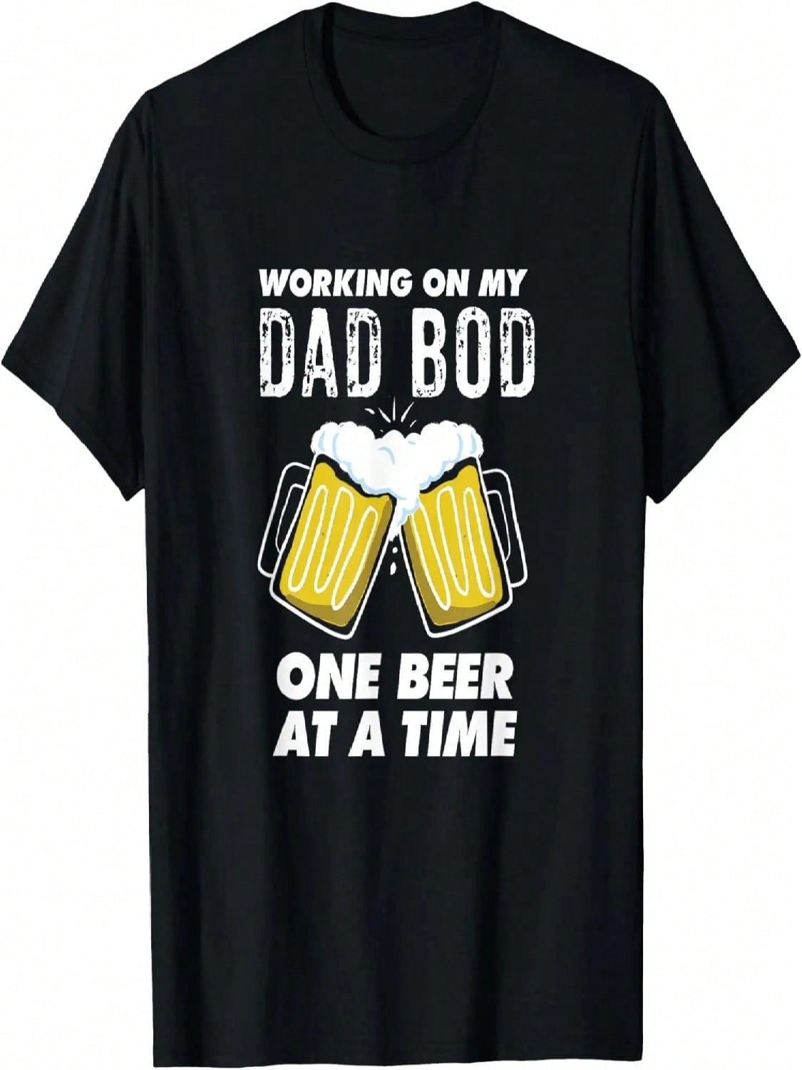 Working On My Dad Bod Funny Dad Bod T Shirt S