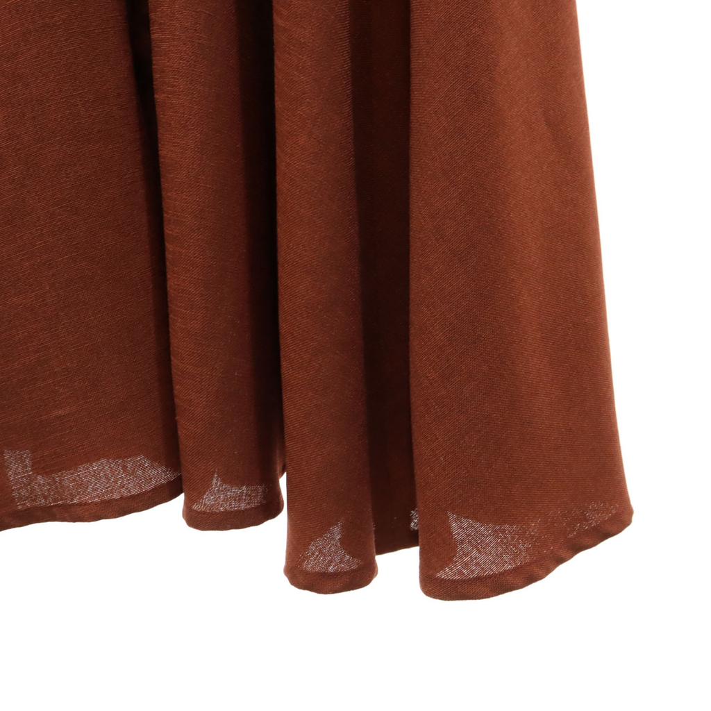 Ron Herman No Sleeve Long Dress S Brown Women Used