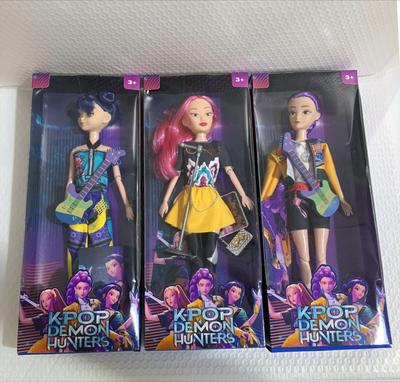 NEU Anime KPop Dämonenjäger Puppe Vinylspielzeug Rumi Mira zoi Charakter Vinylmaske Figur Geburtstagsgeschenk Fanclub-Geschenke