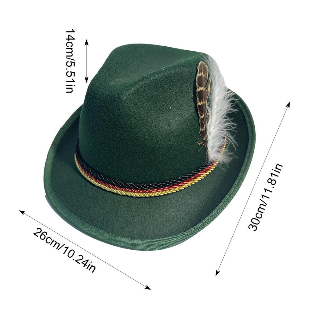 

Шляпа Октоберфест Джазовая шляпа Котелок Завитая Хэллоуин Костюм Косплей Кепка Костюмные кепки для ролевых игр Косплей Хэллоуин Вечеринка