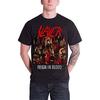 Slayer Herren Reign in Blood Kurzarm-T-Shirt, Schwarz, Klein