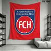 FC Heidenheim Wall Hanging Printed Fabric Blanket Decorative Tapestries for Bedroom Living Room Home Decor