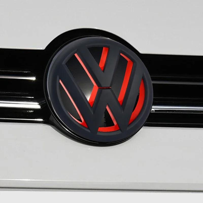 For VOLKSWAGEN VW Car Front Grill Badges Rear Trunk Emblem Lid Covers Logo Sticker For VW Volkswagen Golf 6 Golf6 MK6 GTI