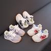 Girls' Sports Shoes 2025 Spring New Children's Shoes Girls Forrest Gump Shoes Older Children's Casual Little White Shoes Board Shoes Tide