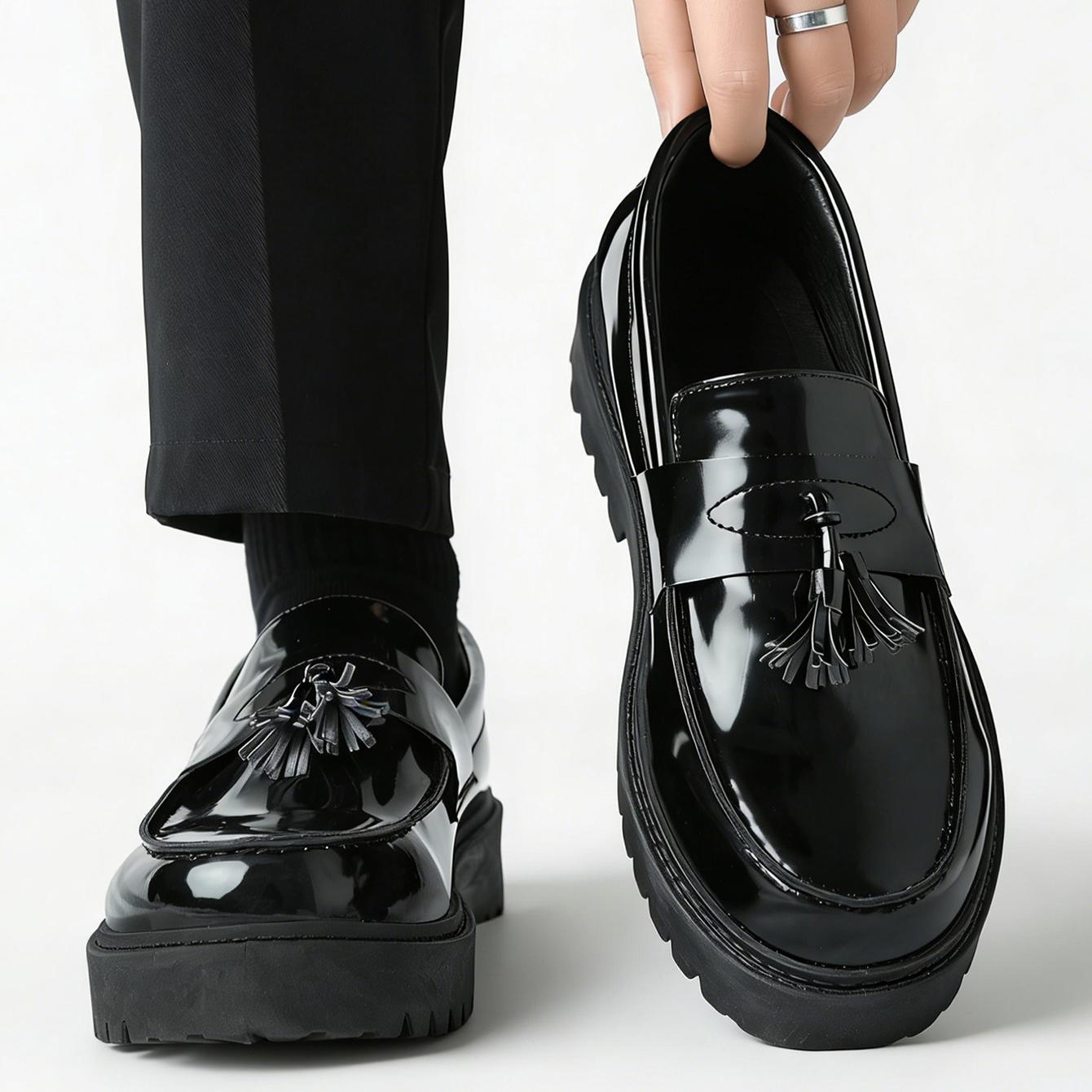 New Designer Laather Shoes Men`s Slip