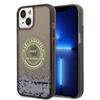 Karl Lagerfeld Liquid Glitter Round Rsg Logo Case - Etui Iphone 14 (Czarny)