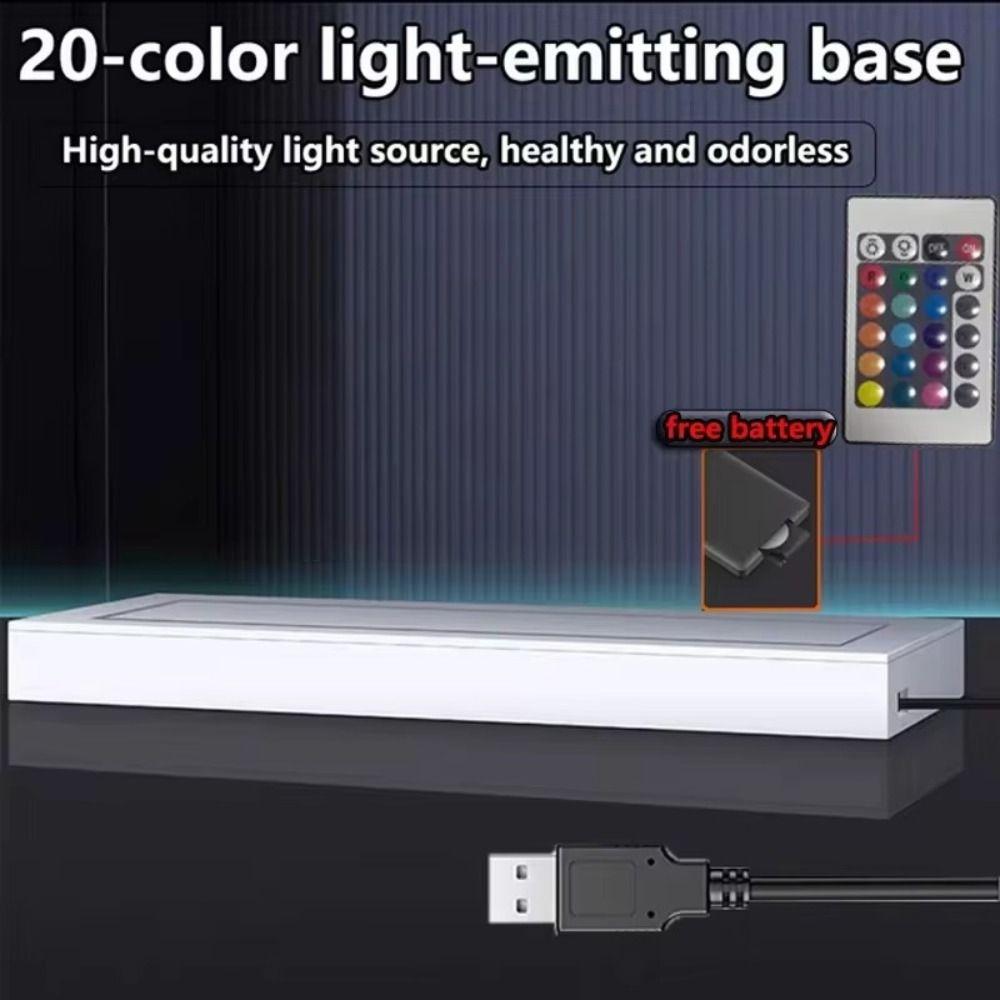 

Игровые аксессуары Пылезащитная крышка Прозрачный корпус для консоли Новая USB светящаяся подставка для Nintendo Switch/OLED USB Luminous Base